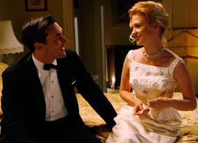 Jon Hamm, January Jones, Mad Men Jon Hamm, January Jones, Mad Men